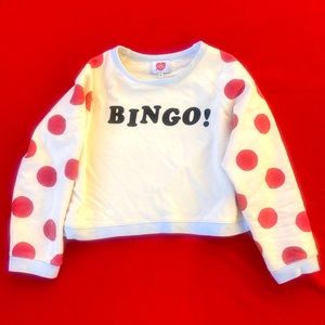 Tuesday Bassen BINGO Crop Sweater